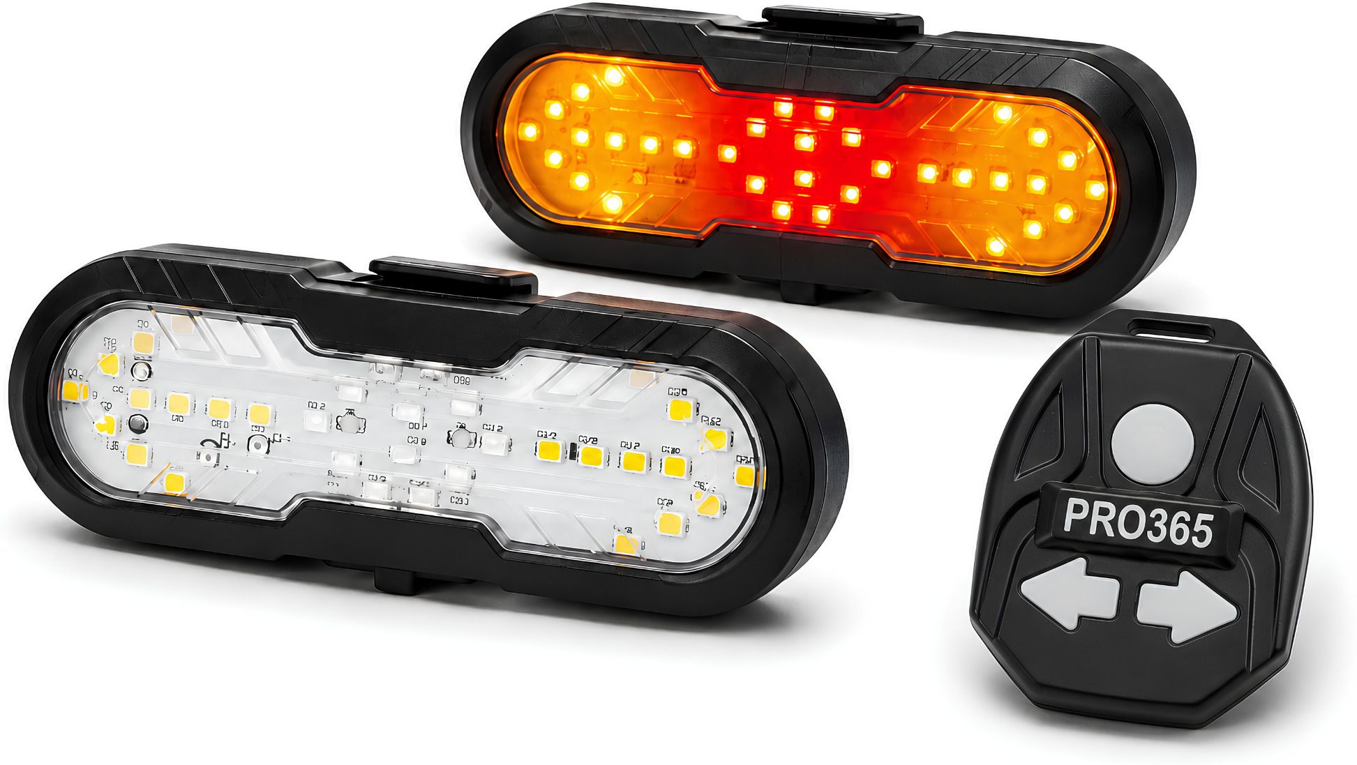 USB Rechargeable Wireless Bicycle Tail Light with Remote, Turn SignalWaterproof LED Rear Break Light-image-16
