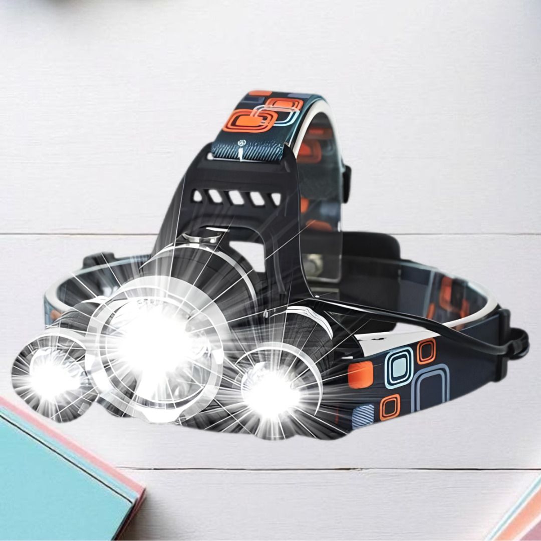 mojnideli Waterproof Head Torch Lamp for Outdoor Night Tasks LED Headlamp-picture-37