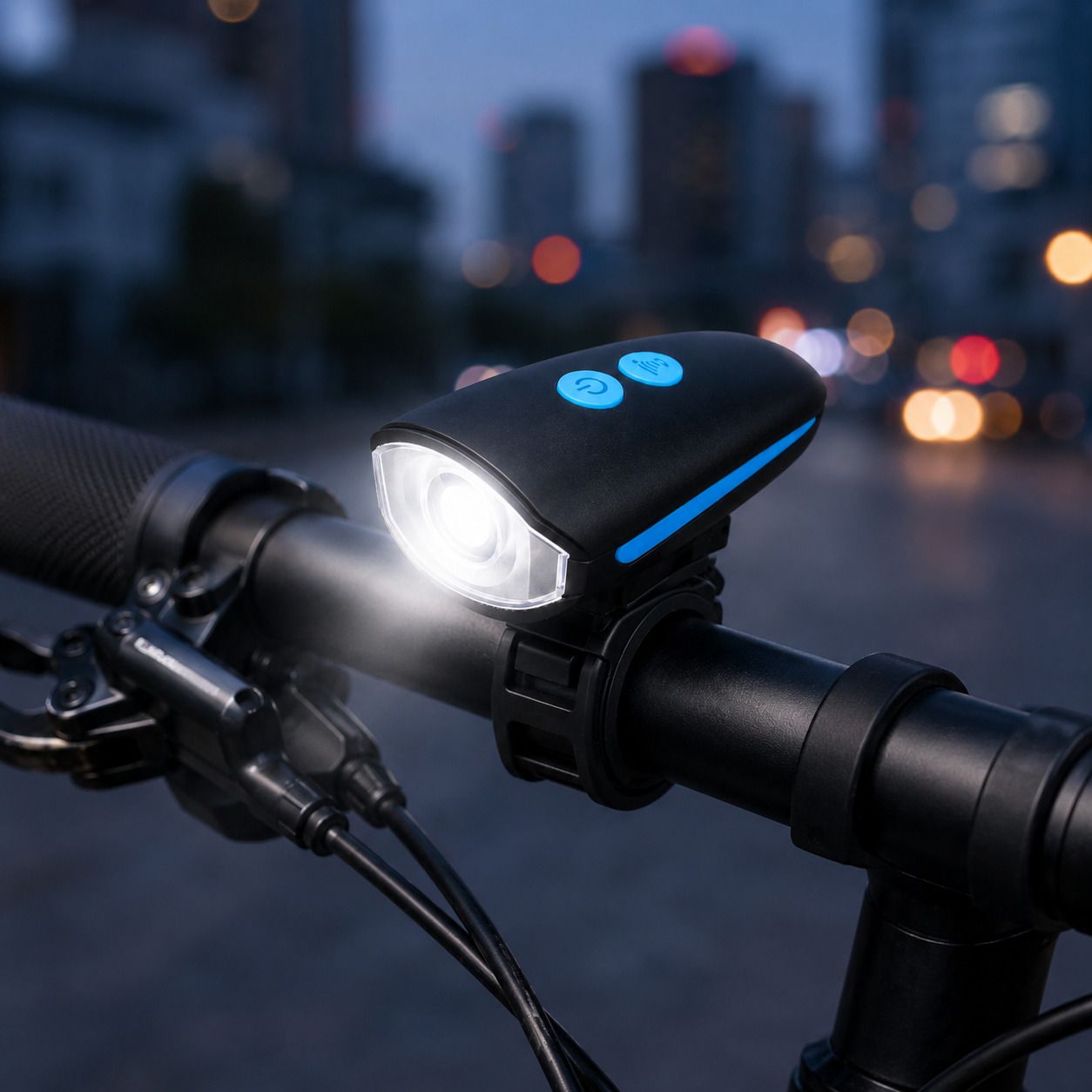 houseof commun CYCLE HORN WITH LIGHT 2026 NEW MODEL MODEL LED Front Light-picture-0