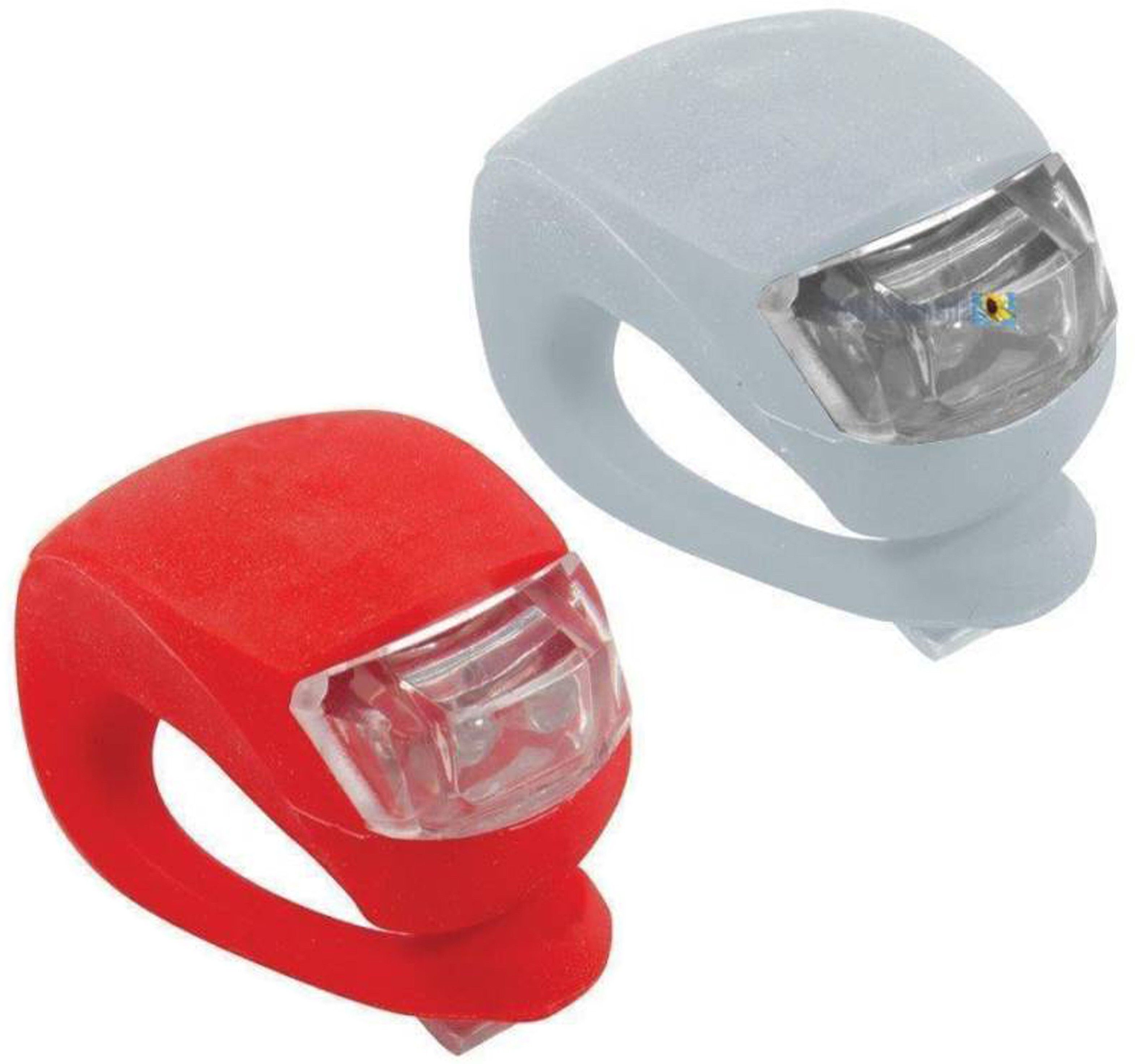 2Pcs Waterproof Super Frog Red White LED Bicycle bike Head Light Headlamp Headlight 3 Different Modes LED Front Rear Light Combo-image-32