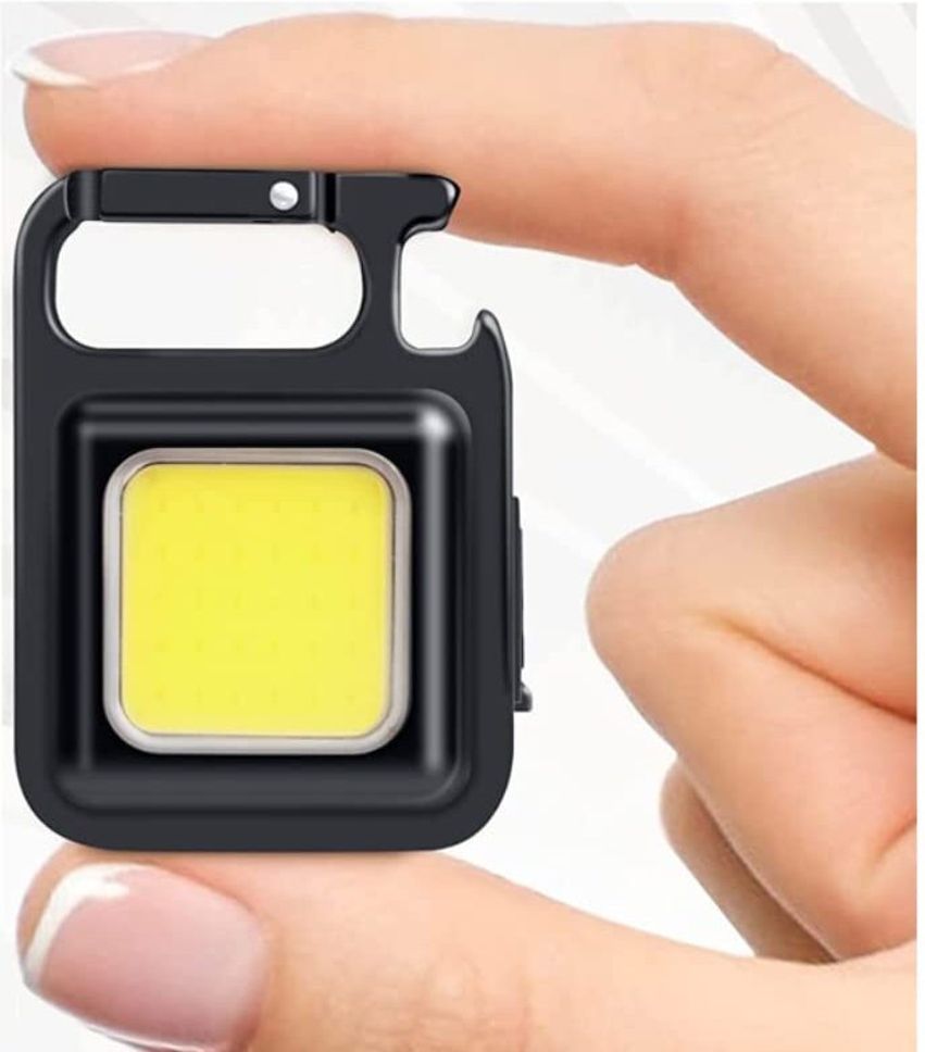arto Keychain LED 2 Hrs Battery Bottle Opener Magnet Base COB 1000 Lumen Rechargeable 1 hrs Torch Emergency Light-picture-0