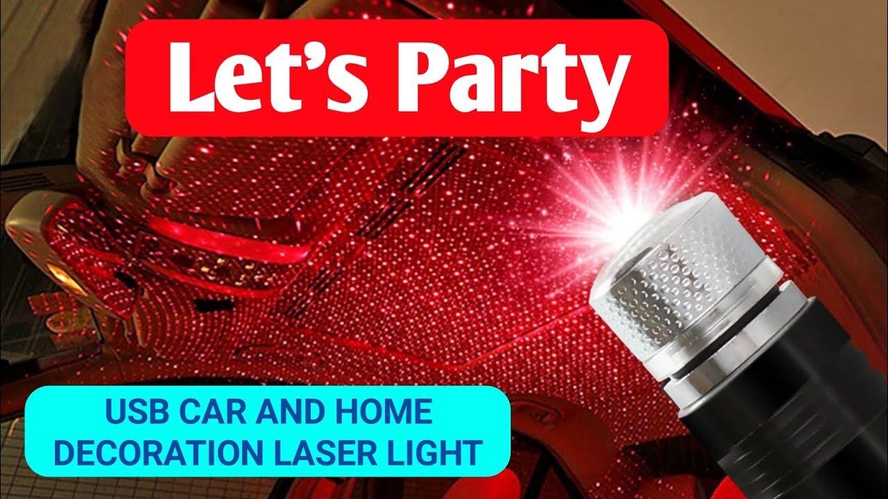 Star Light USB Decoration Projector Light/Disco/Car Night With CarRED LED Lantern