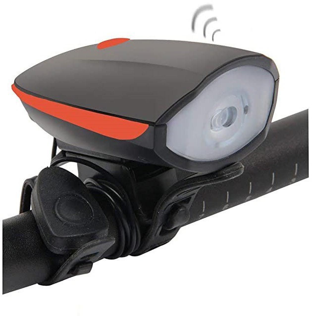 2-in-1 USB Rechargeable Bicycle Horn Light (3 modes) LED Front Light-image-35