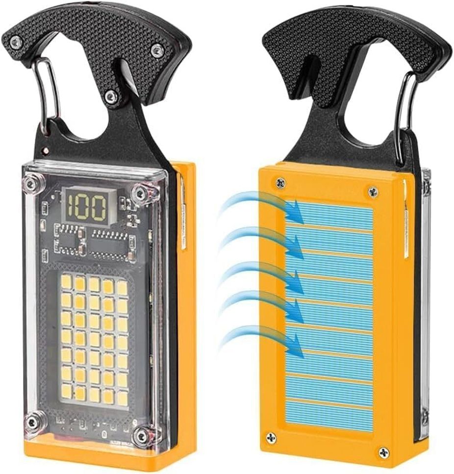 Mini Waterproof Rechargeable Torch Light with Keyring Screwdriver Cutter Display LED Lantern