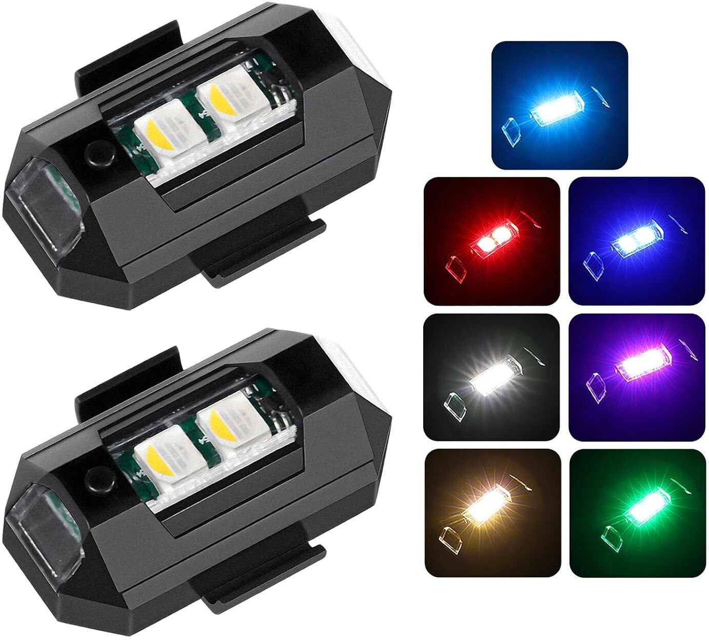 czech AUSB Rechargeable Strobe Pack of 4 euwqiy6 LED Headlamp-picture-3