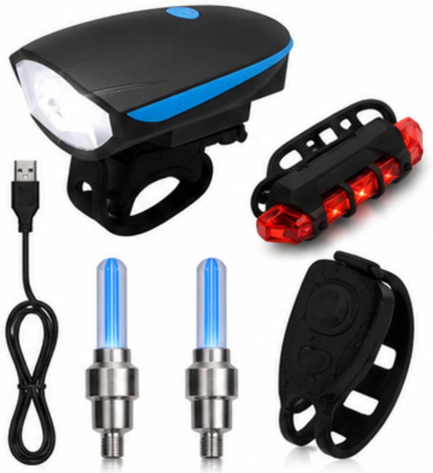 houseof commun BICYCLE COMBO LIGHT LED Front Rear Light Combo-picture-45