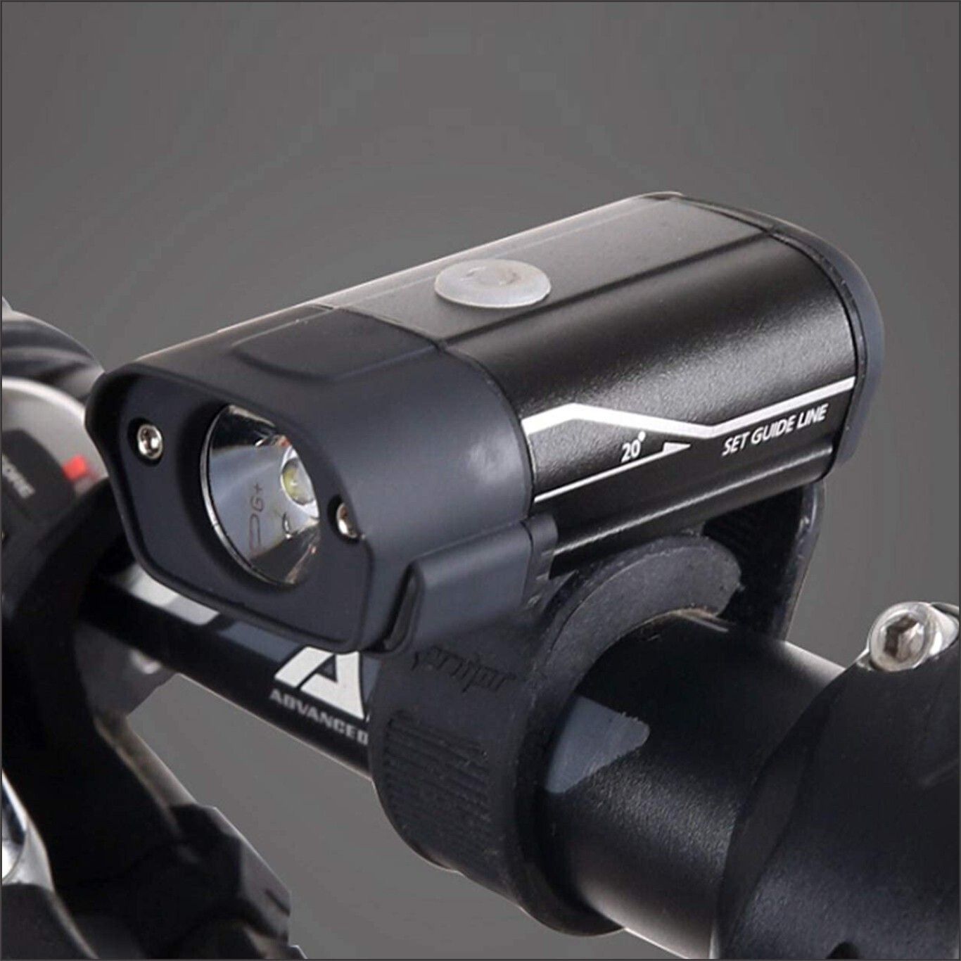Cycle Headlight Rechargeable IPX4 Waterproof 5 Light Mode Light for Cycling LED Front Light-image-1