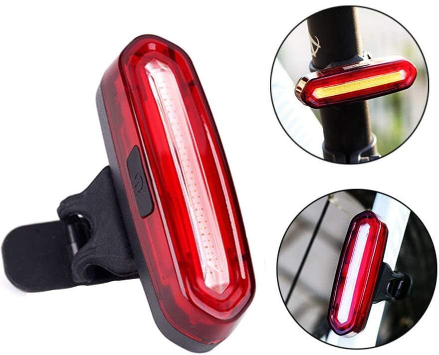 USB Rechargeable Bicycle Tail Light | Red/Blue Multi Mode Safety LED LED Rear Break Light