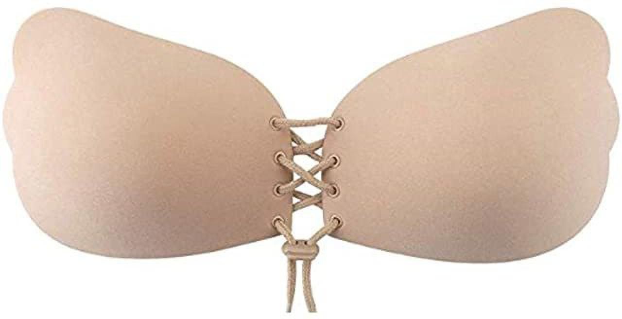 Invisible Silicone Gel Self Adhesive Backless Reusable Stick on PushUp Bra DN112 Nursing Breast Pad-image-39