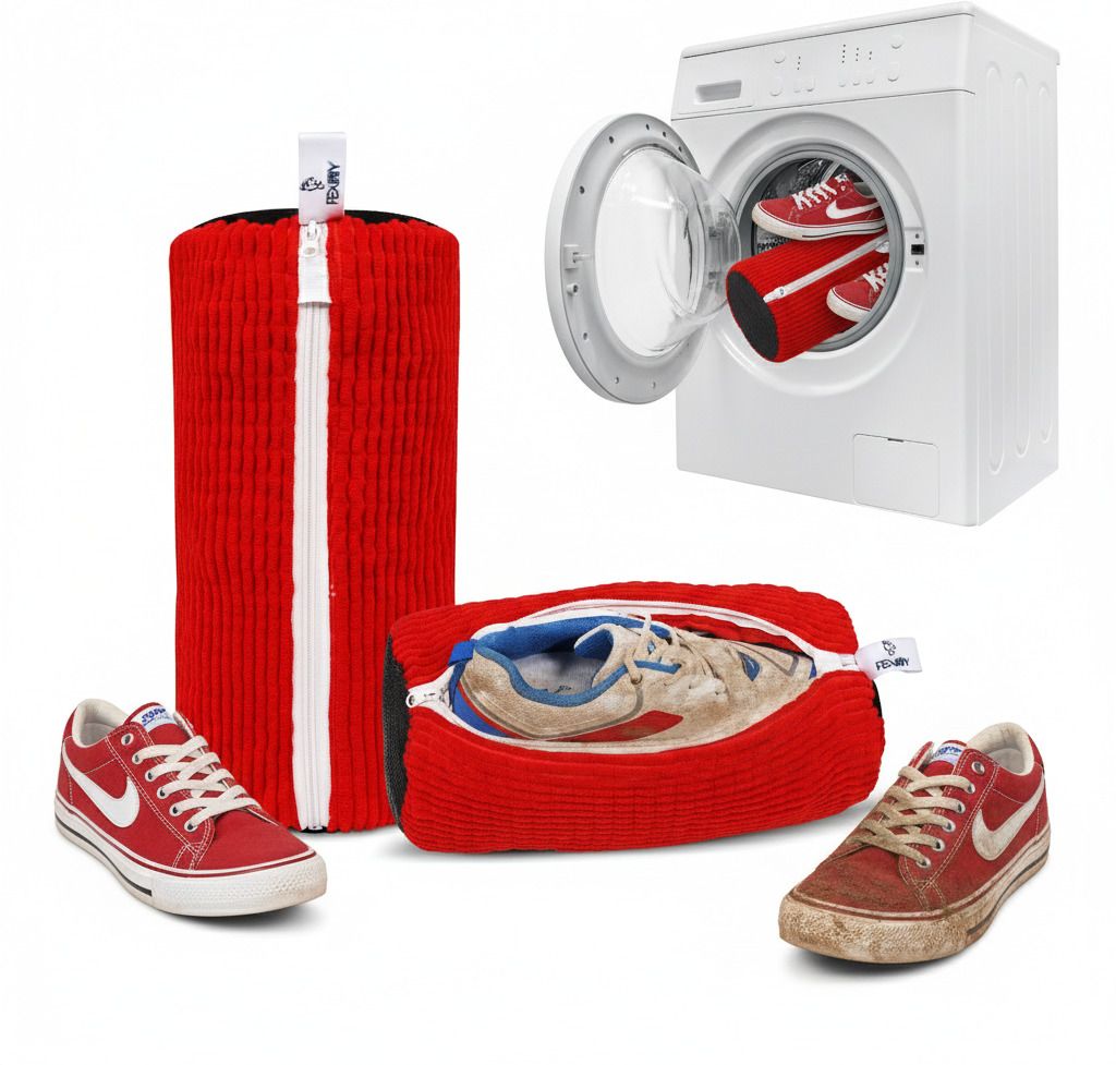 foreway FEXMY Shoe Washing Machine Bag Laundry Shoes Bag for Washer and Dryer Laundry Laundry Trolley-picture-12