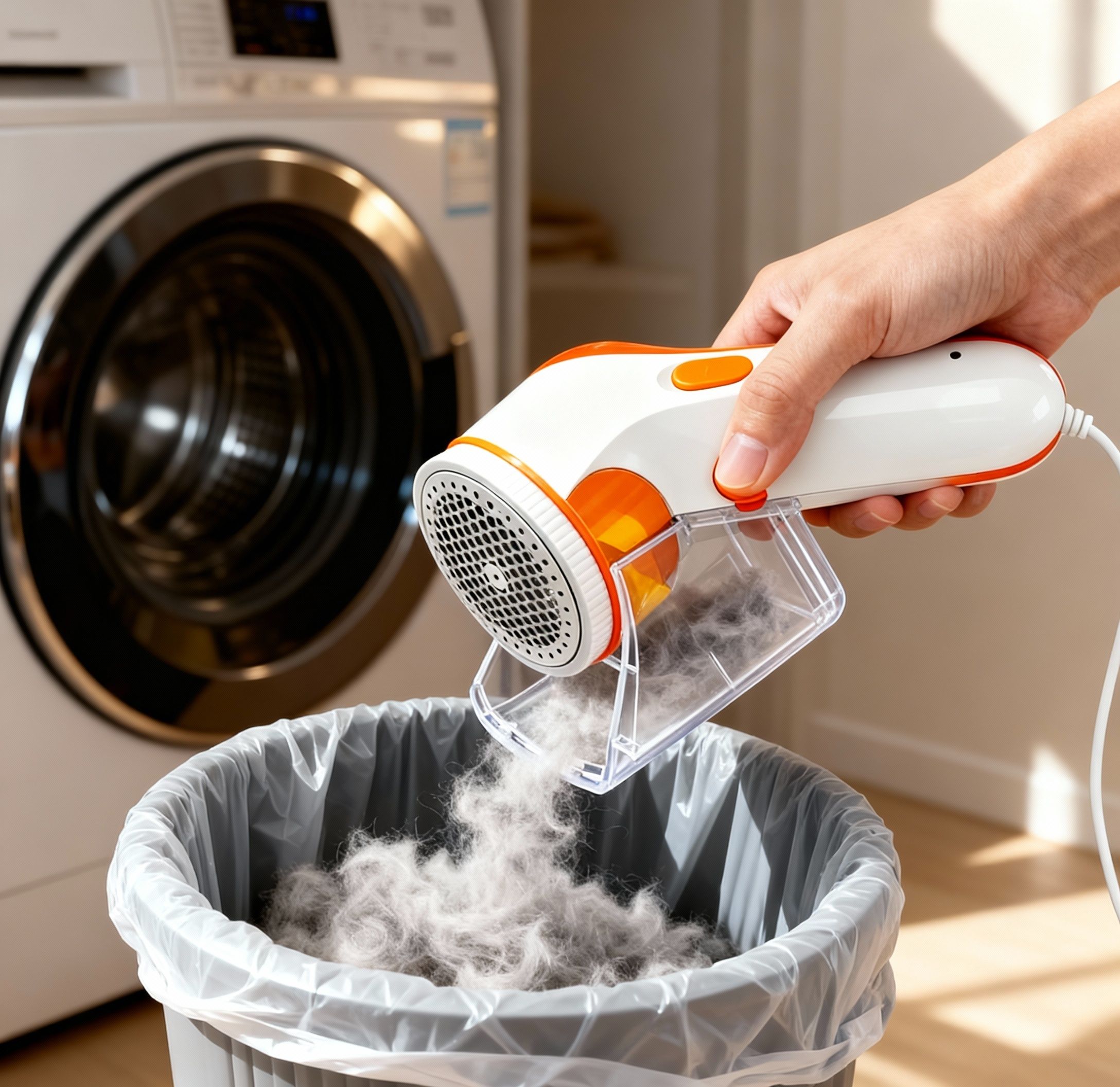 zephyrwave Lint Remover Machine with Removable Waster, Cleaning Brush and Sharp BladeA21 Lint Roller-picture-25