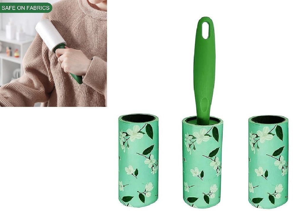 tapahpriyay Lint Roller 3 refills (180 sheets) for Pet Hair, Clothes & Fabrics -Reusable Lint Roller-picture-12