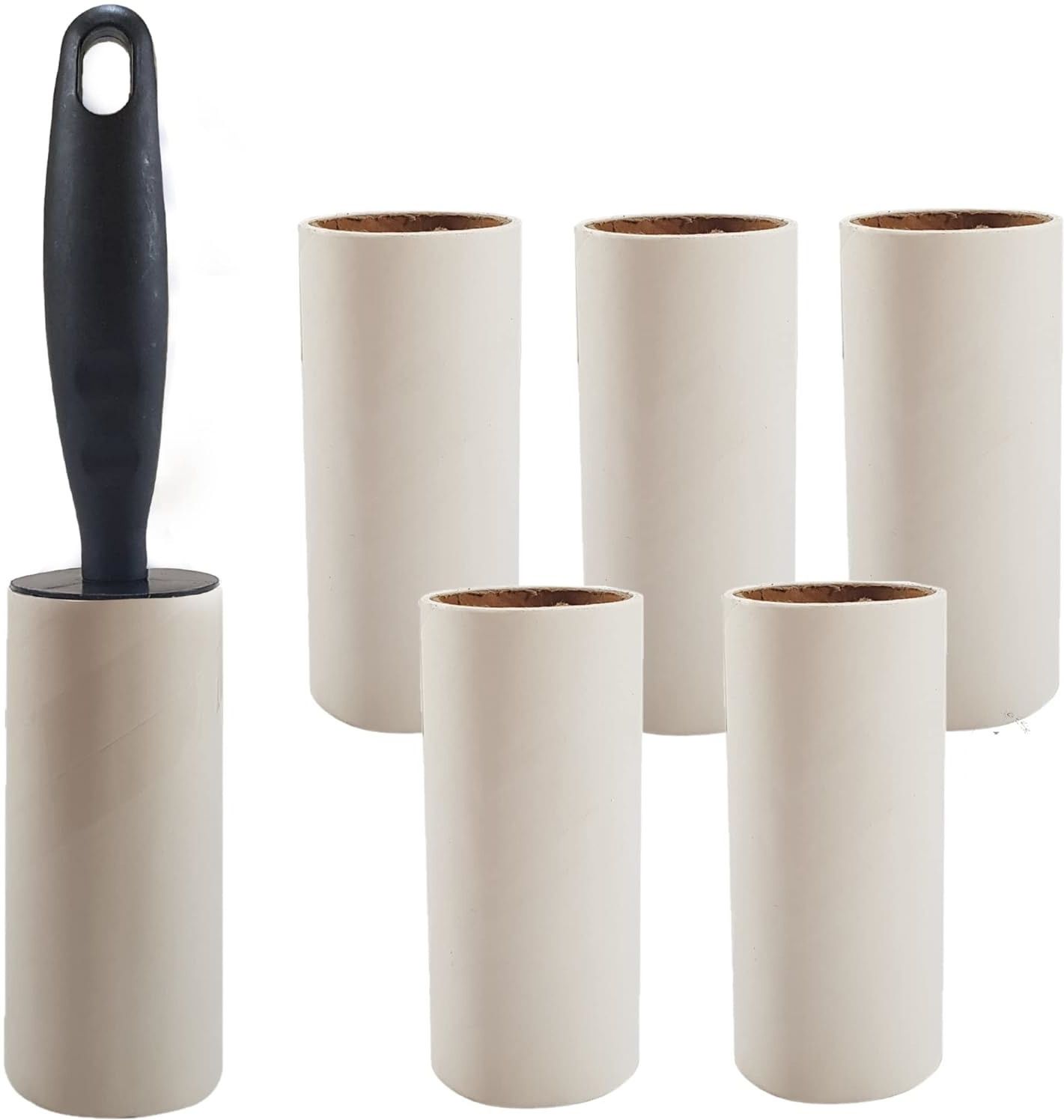 xbey Lint Rollers Set for Clothes Furniture, Pet Hair Removal 1 Handle with 5 Refills Lint Roller-picture-7