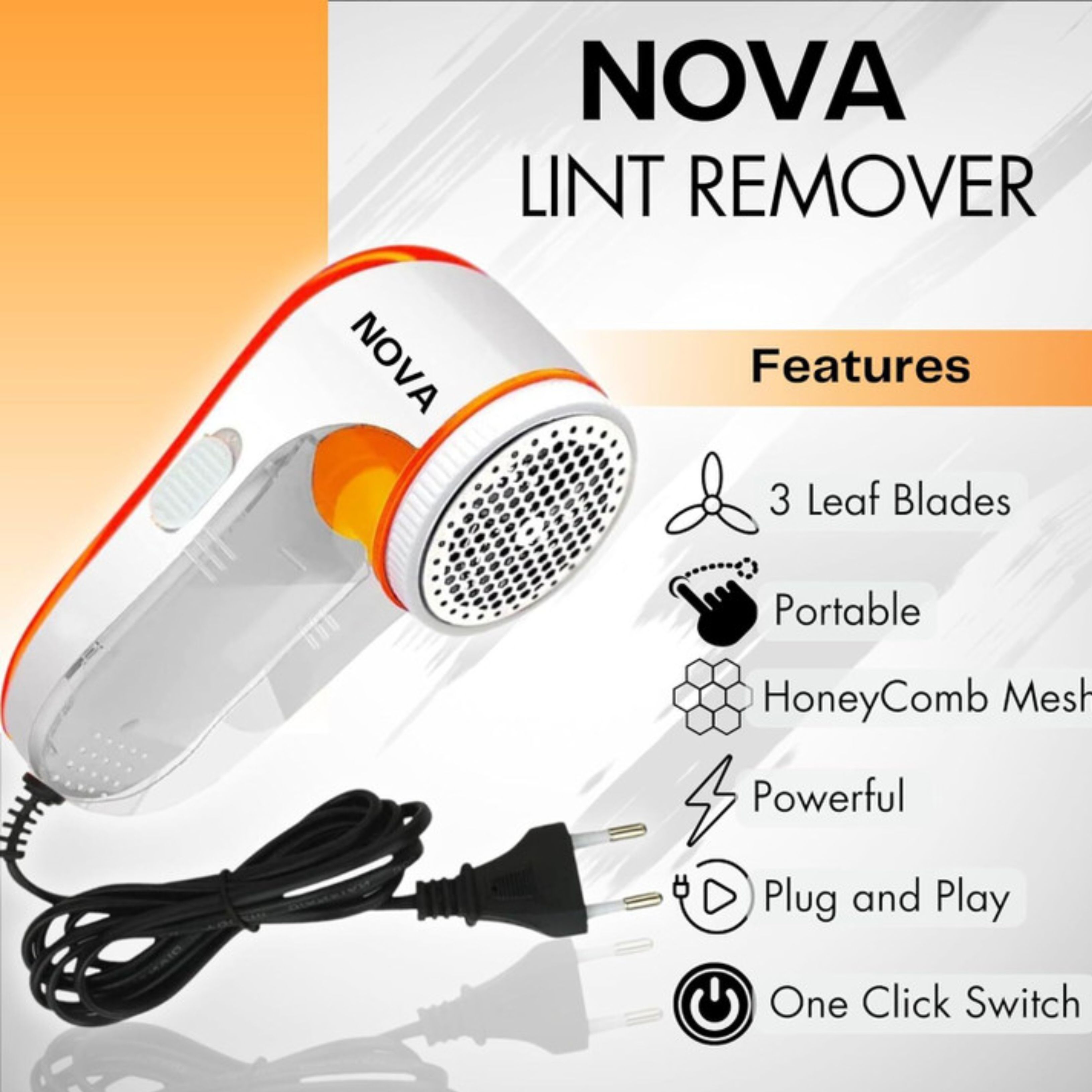 parthstylemart Electric Lint Remover for Woolen Clothes & Sofa Fabric Lint Roller-picture-2