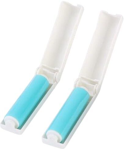 Sticky Lint Roller with Cover Reusable Foldable Washable Lint Dust Hair Remover Foldable Lint Roller-image-24