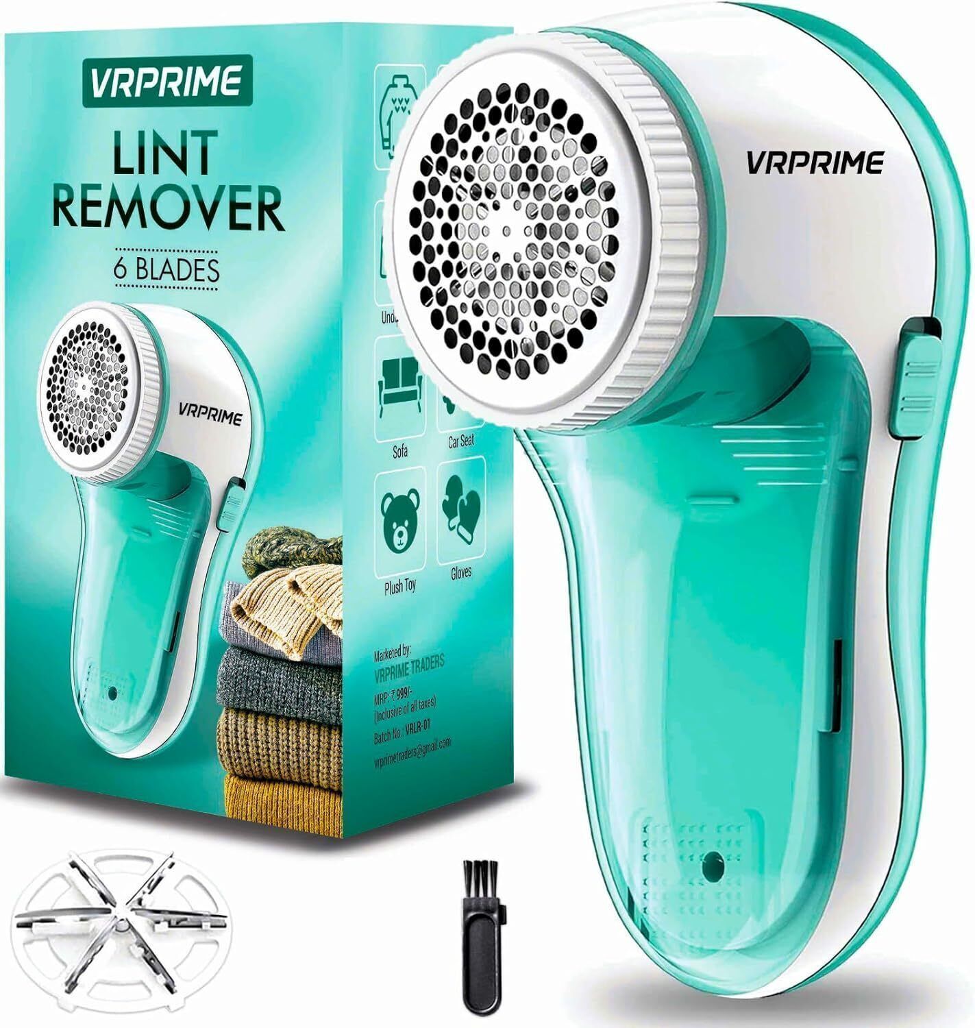 vrprime Lint Remover for Clothes Lint Remover for Sweaters, Fabrics Woolen and Blankets Lint Roller-picture-4
