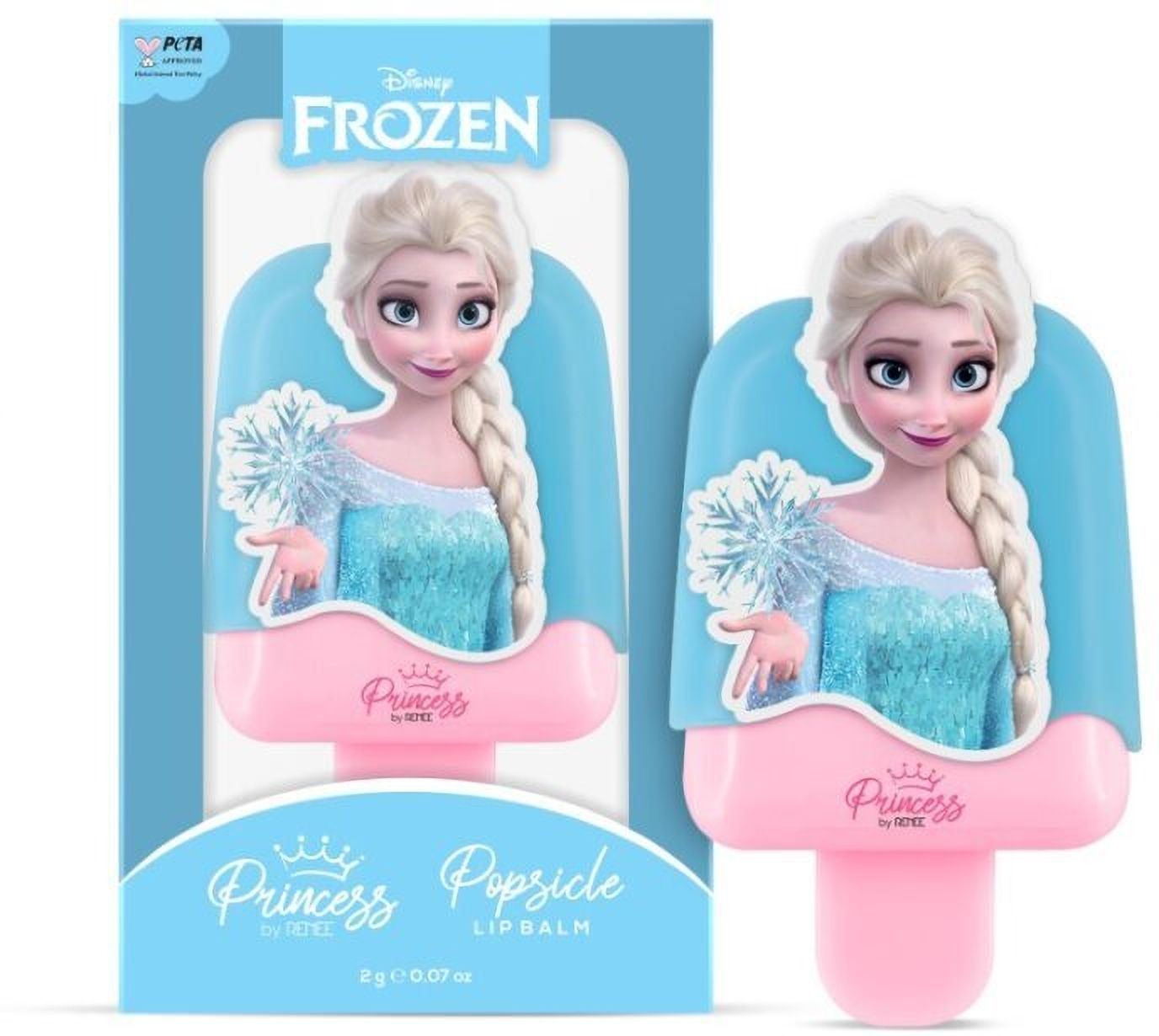 renee Princess Popsicle Lip Balm-Elsa, Heals, Nourishes & Protects Lips, Pink-picture-23