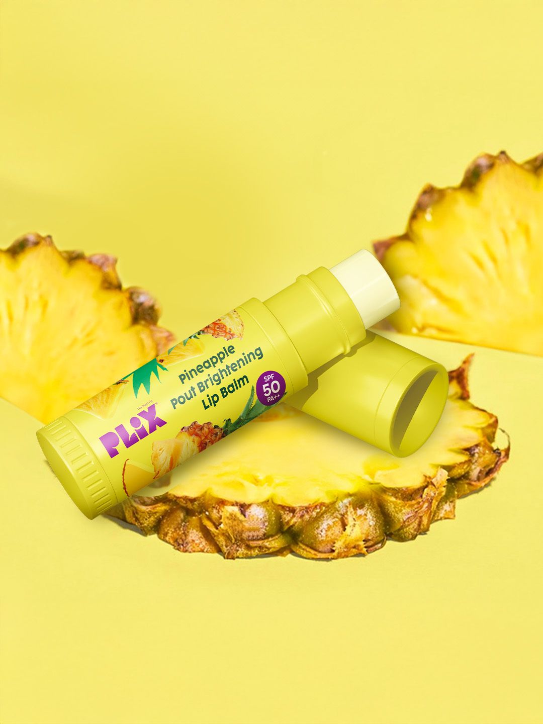 Pineapple Brightening Lip Balm with SPF 50 | Kojic Acid & Vitamin C Pineapple