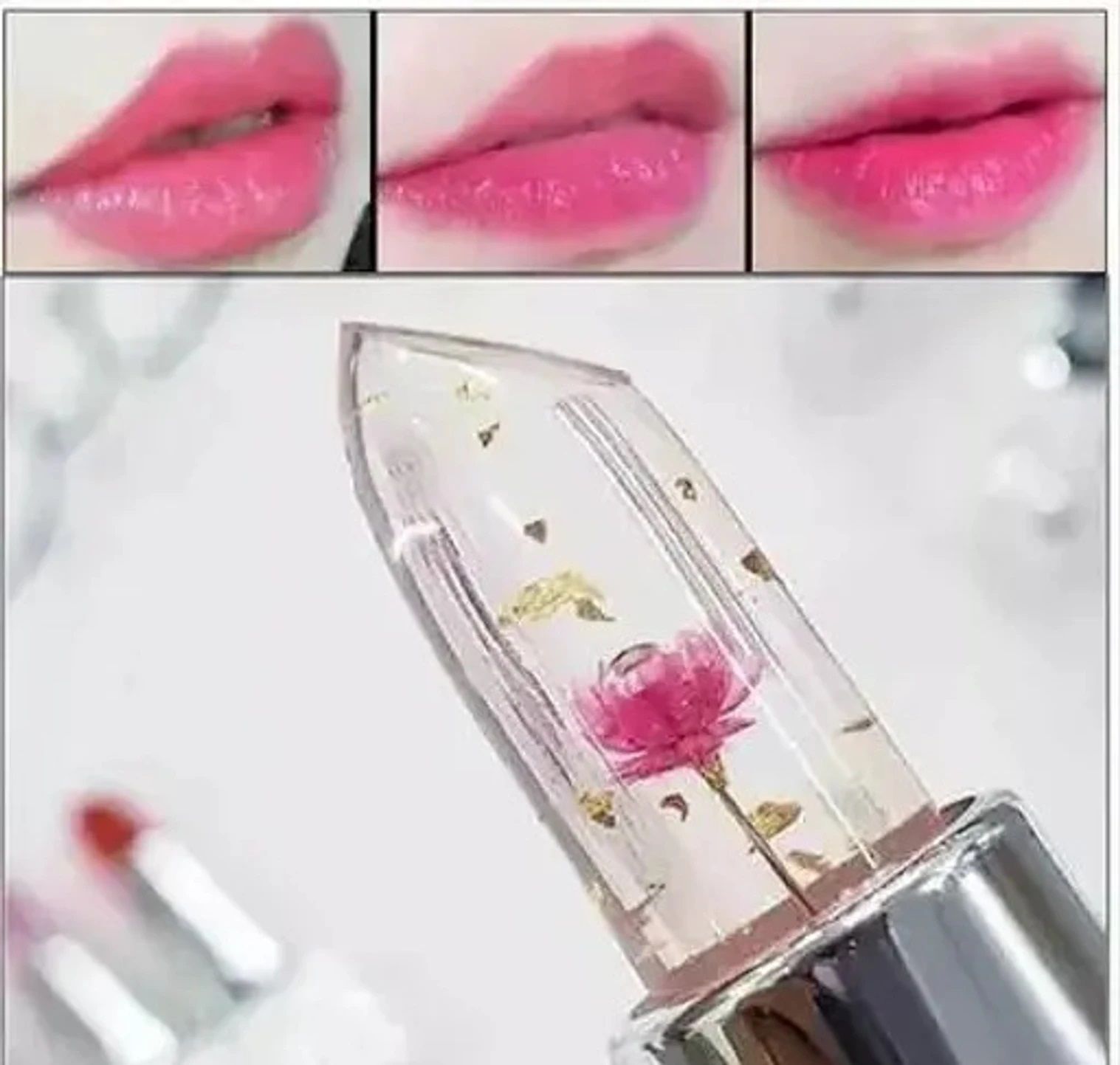 gabbu Color Changing Lipstick Flower Jelly Lipstick Lip Stain-picture-14