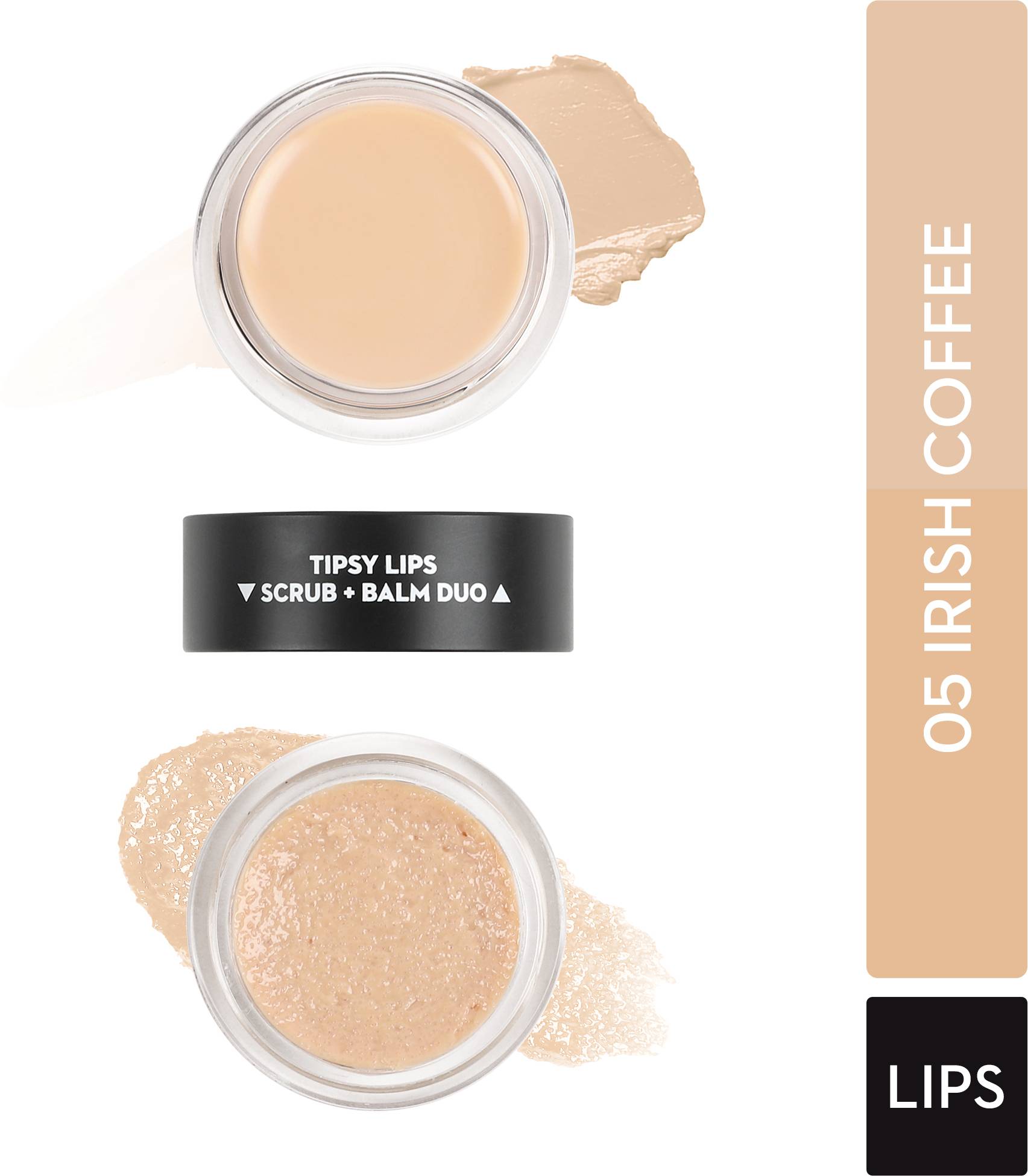 SUGAR Cosmetics Tipsy Lips Scrub + Balm Duo, 05 Iris