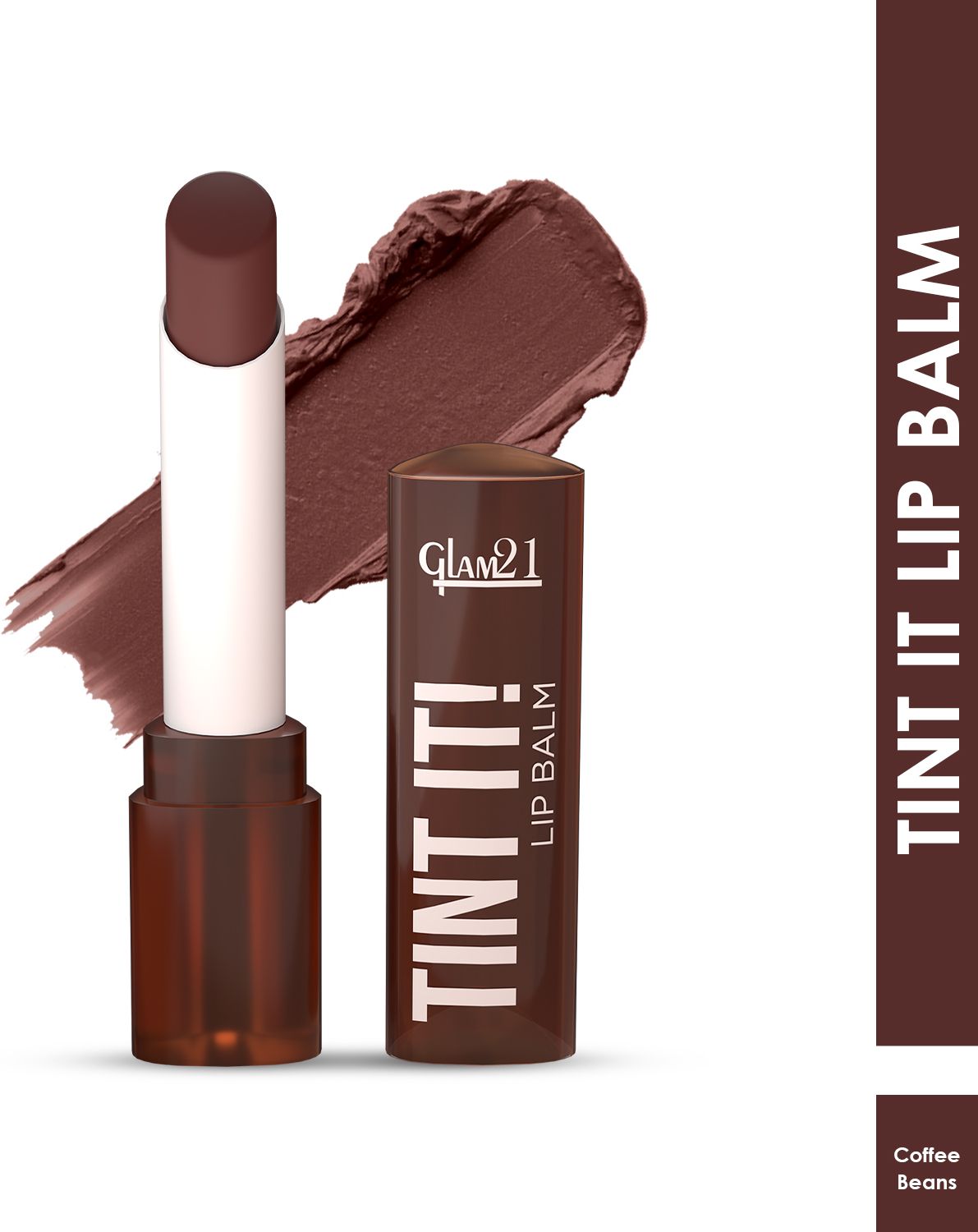 glam21 Tint it LipBalm Everyday Hydration with SPF15 & Vit-E | Shea Butter Avocado Oil Coffee Beans-picture-14