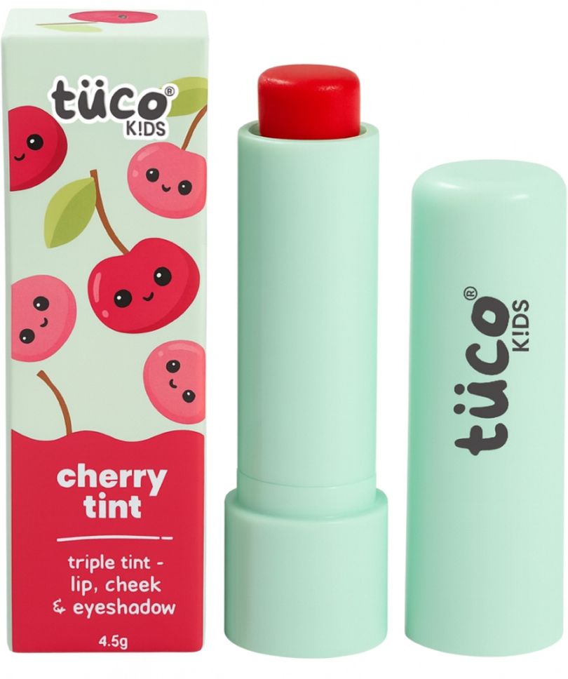 Kids Lip Balm Tint | Lip, Cheek & Eyeshadow | Natural & Safe for Ages 3–15 cherry-image-22