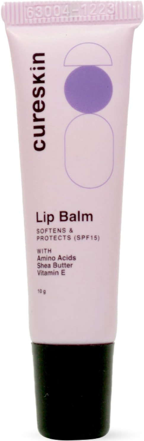 cureskin Lip Balm SPF15 with Amino Acids, Shea Butter and Vitamin E | Softens and Protects image 1