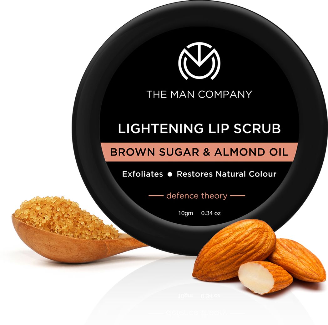 The Man Company Lightening Lip Scrub With Brown Suga