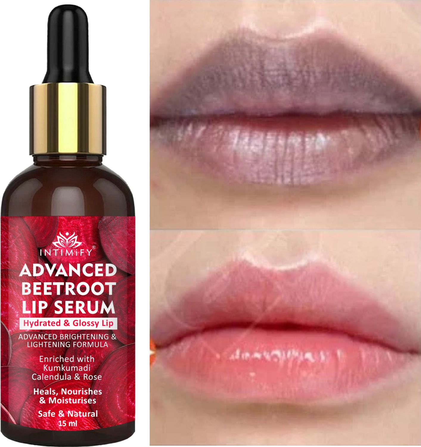 intimify Beetroot Lip Serum For Soft & Supple Lips, Reduce Dark Lip Pigmentation NA-picture-16