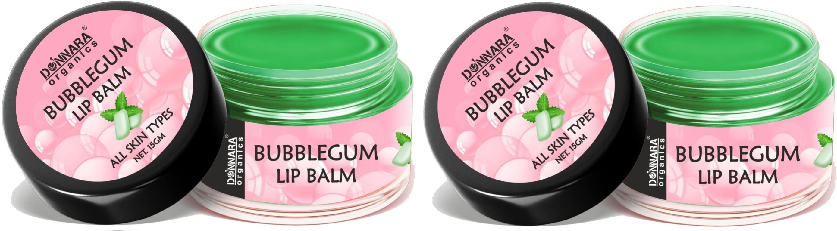 Bubblegum Lip Balm for Deep Moisturising, Repair & Protect Pack of 2 Unit of 15g-image-40