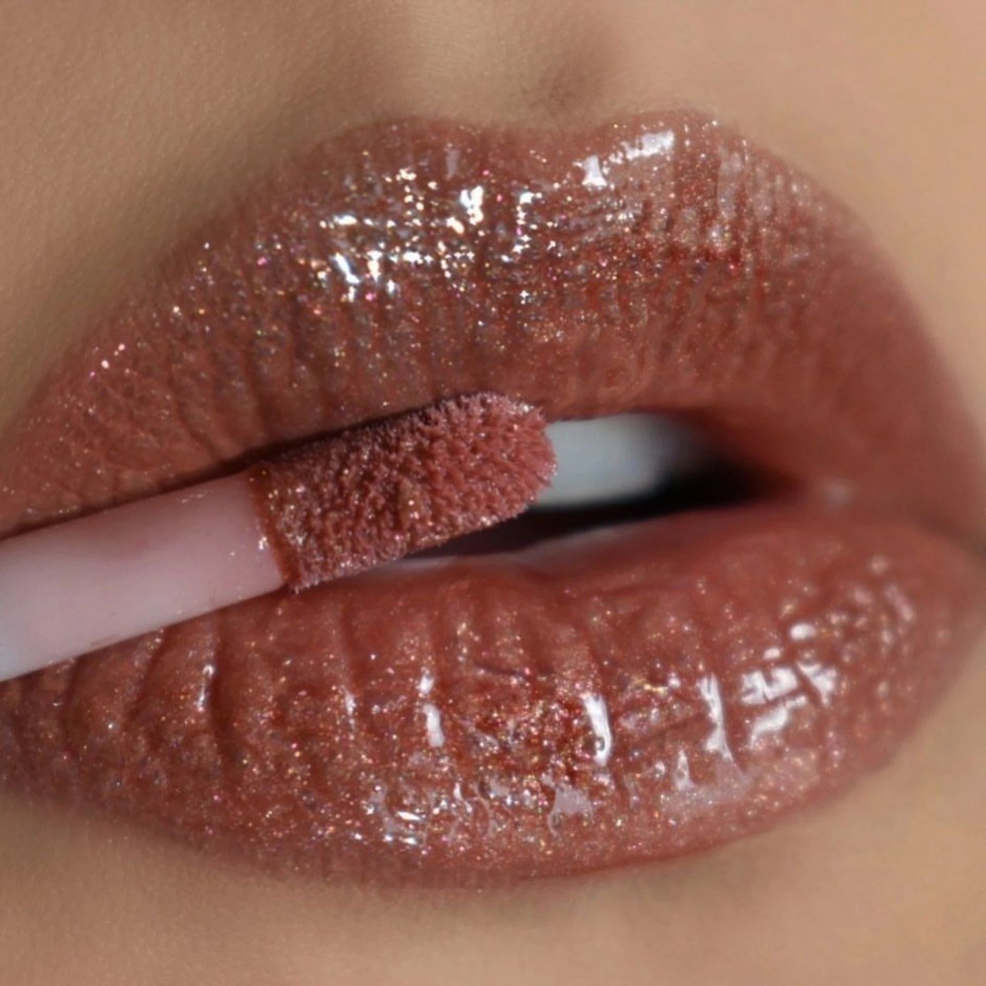 florero Brown Glitter Lip Gloss – Smooth & Non-Sticky-picture-22