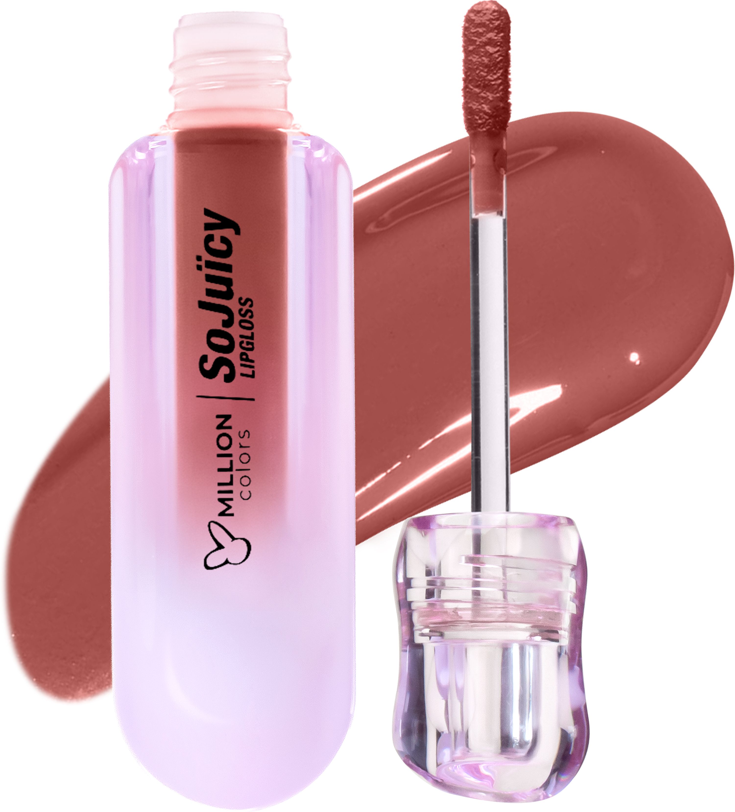 SoJuicy Lip Gloss Infused With Castor Oil,Vitamin E| Light-Weight and Hydrating-image-3