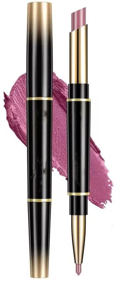 futaba Double-Headed 2 In 1 Matte Lipstick Lip Liner - 02 | breathable-picture-1