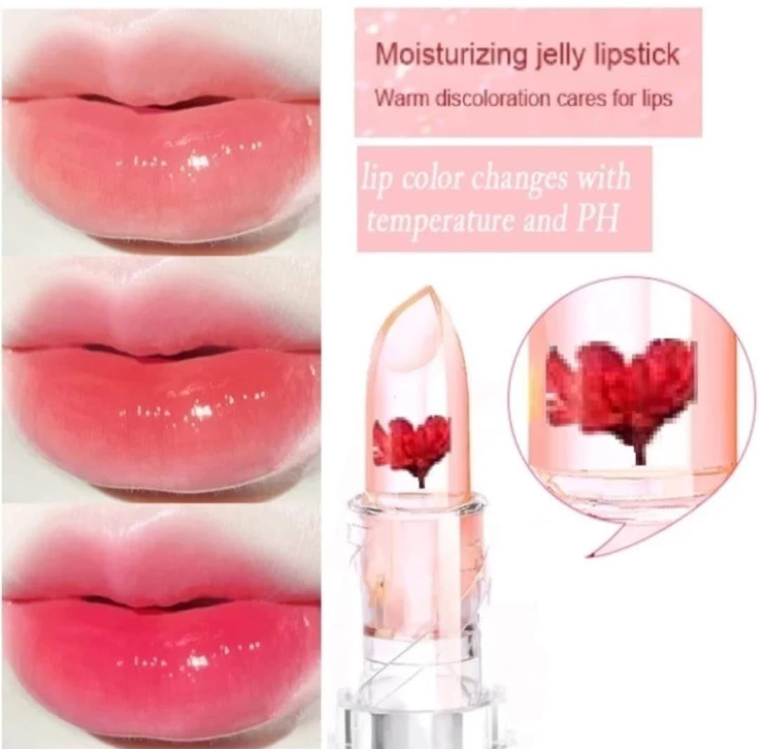 evererin Change Temperature Mood Lipstick Moisturizer Jelly Flower Lipstick-picture-39