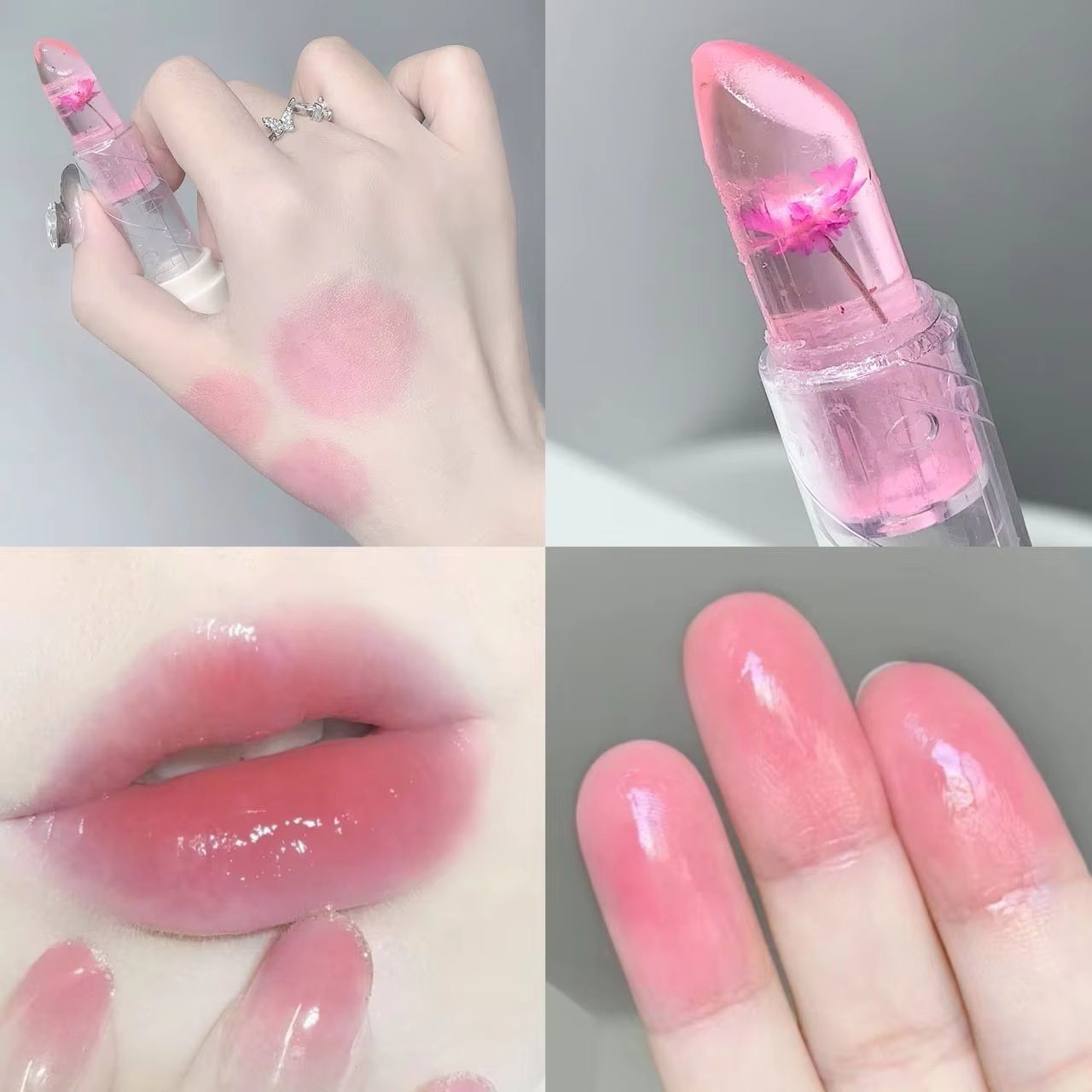Waterproof Long Lasting lipstick Changing Jelly-image-1