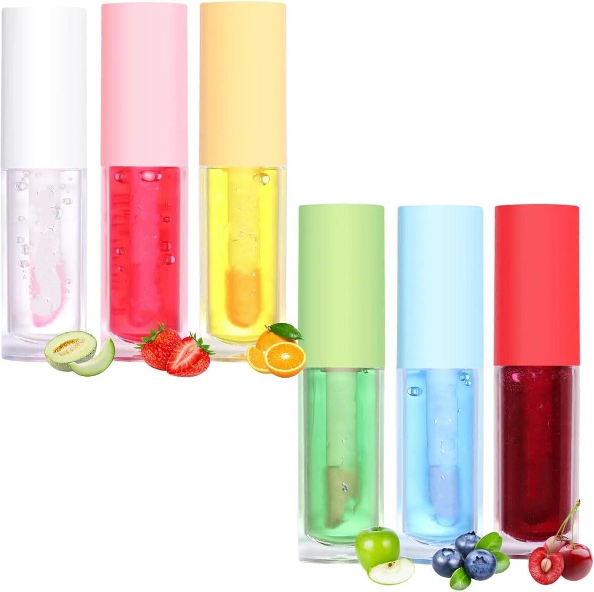futaba Fruit Flavored Plumping Moisturizing Lip Oil - 6 Pcs-picture-4