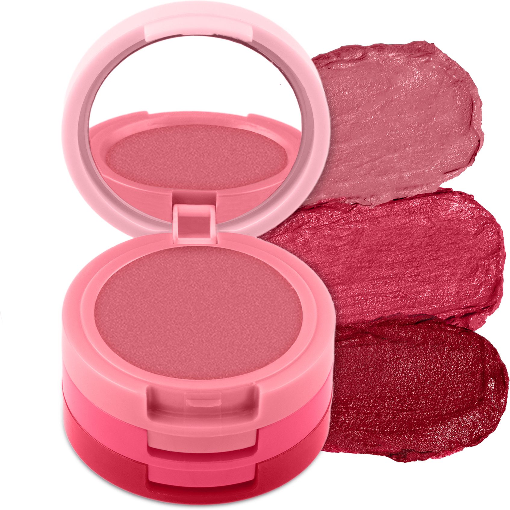 Glam Stack 3-In-1 Lip & Cheek Tint - Pink, Seamless Finish, Smooth & Blendable Lip Stain-image-22