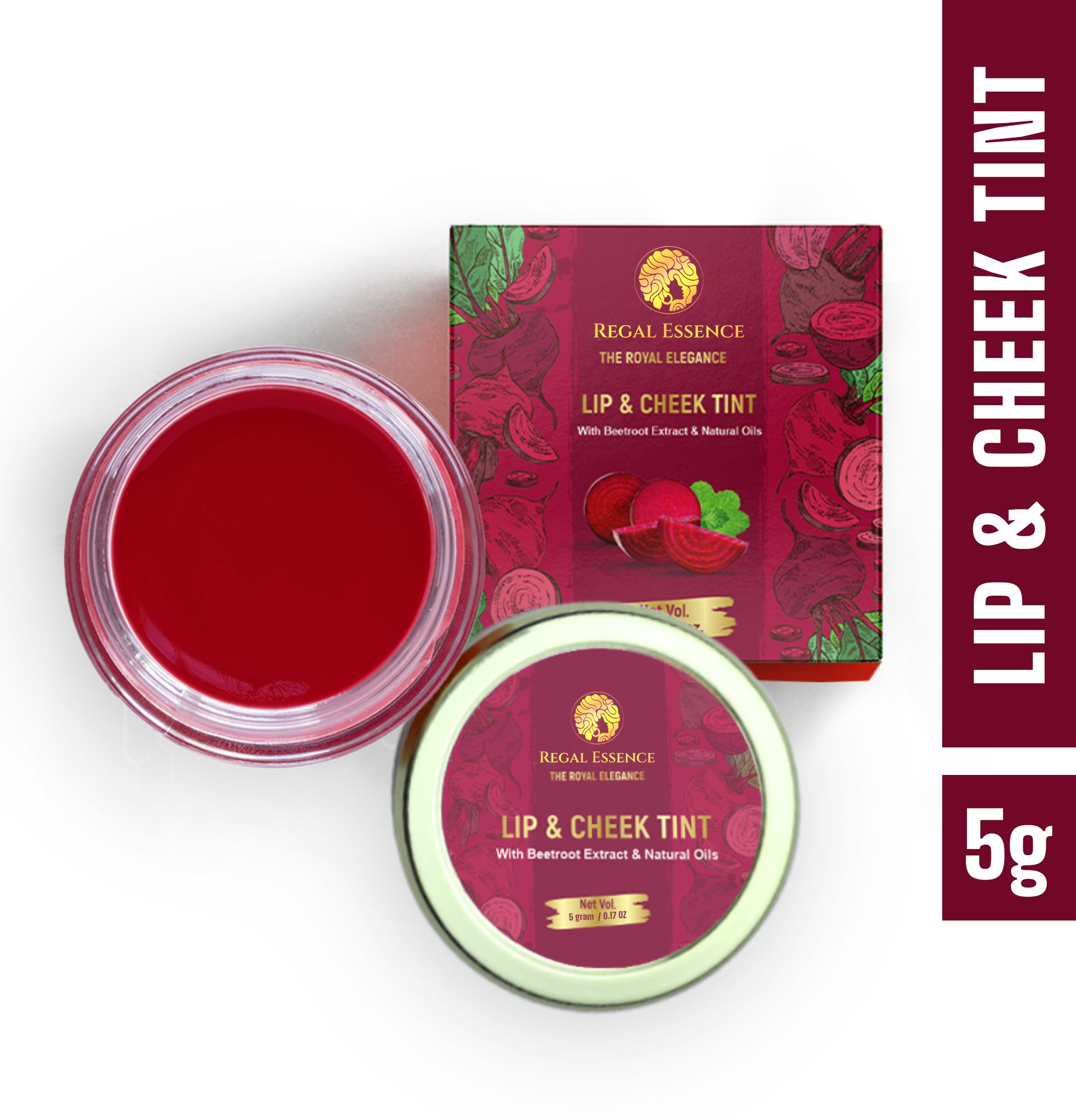 regal essence Lip & Cheek Tint | Blush with Beetroot Extract | Long Lasting, & Matte Finish Lip Stain-picture-27