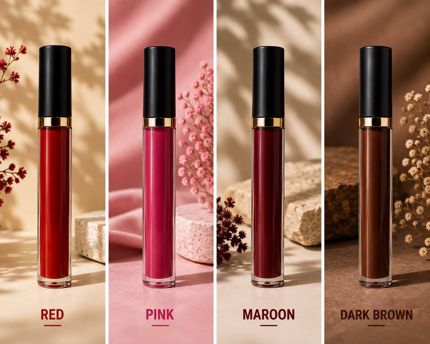 flipzon Beauty pack of 4 pcs waterproof Longlast Sensational Liquid Matte Lipsticks-picture-18