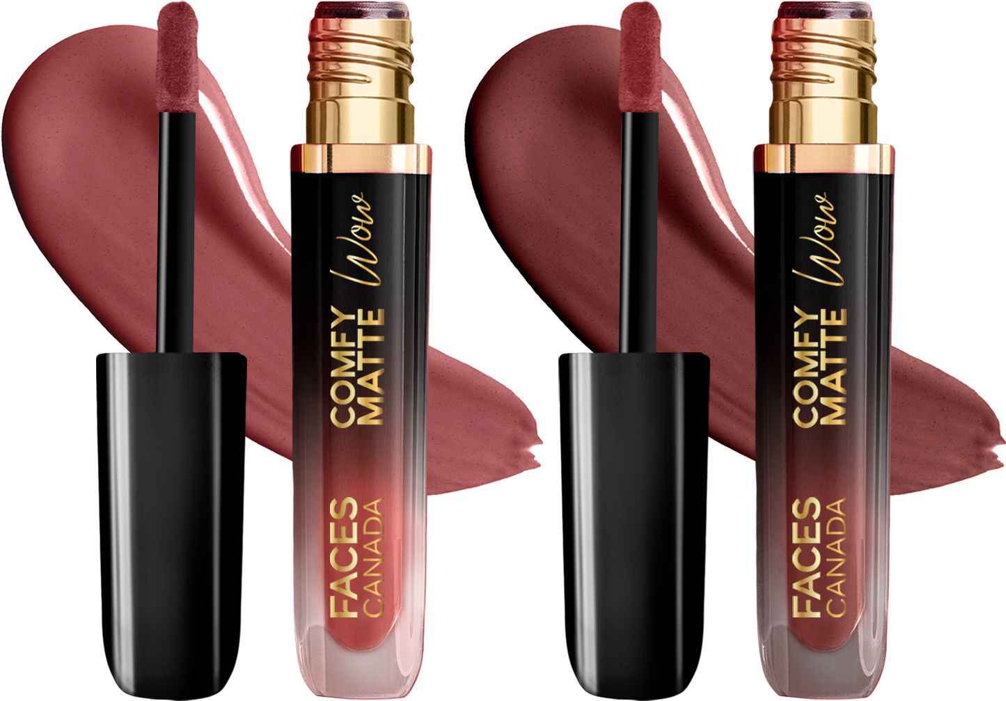 Comfy Matte Wow Liquid Lipstick - The Latte Edit | Combo Set of 2 |-image-47