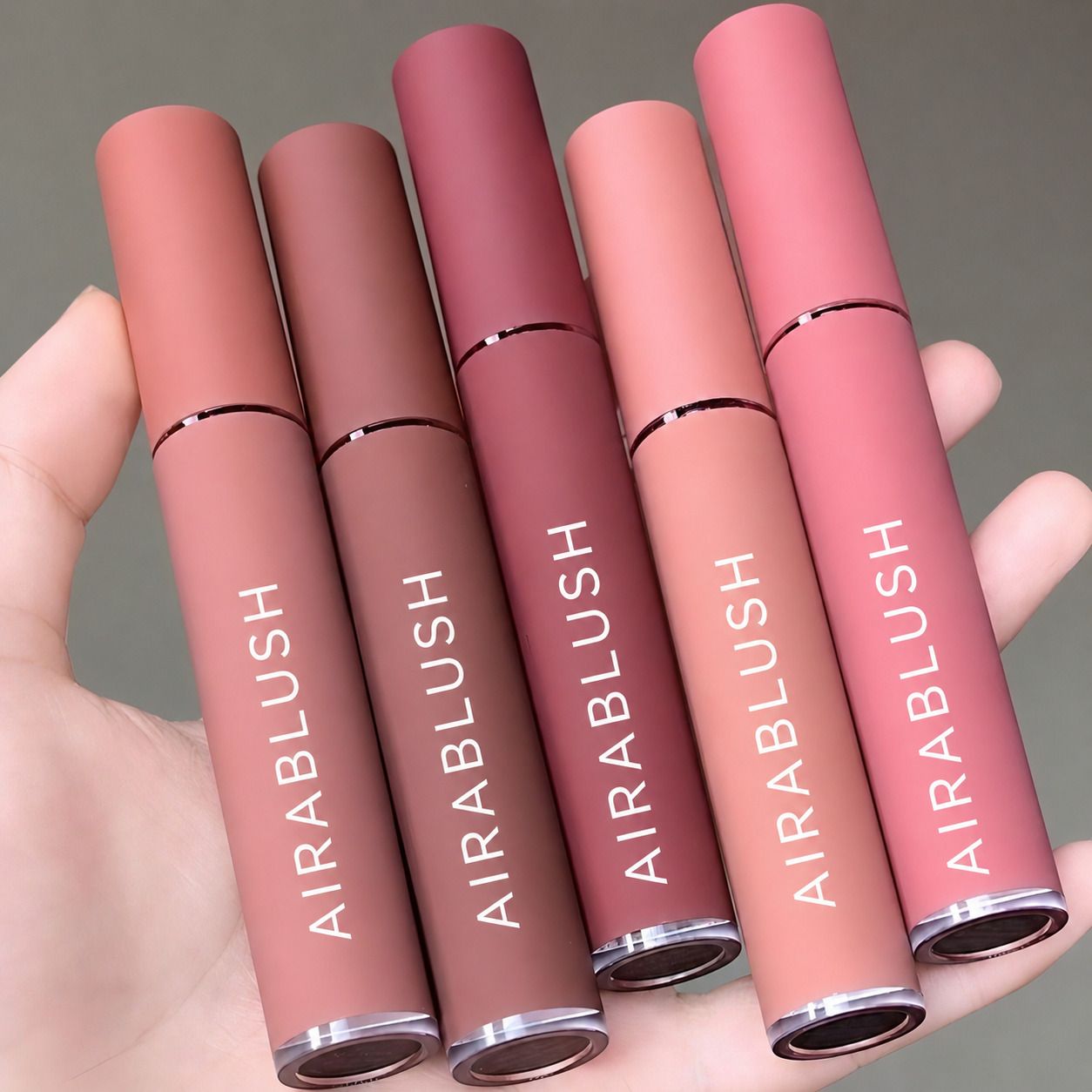 Long-Lasting Liquid Matte Lipstick Nude Intense Colors for Playful Look-image-48