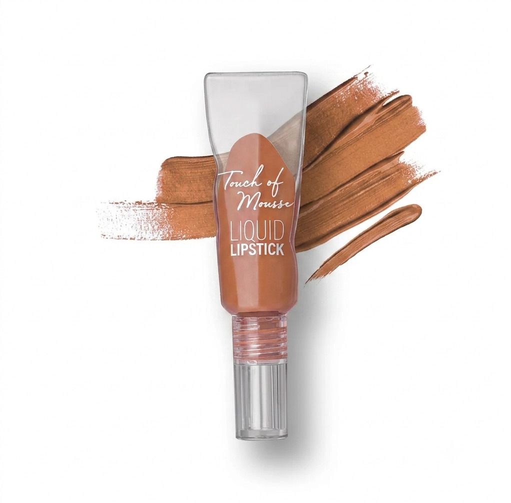 Touch of Mousse Liquid Lipstick – Soft Matte Nude Brown Lip Color Shade-01-image-1