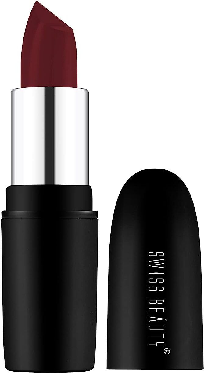 swiss beauty Pure Matte Creamy Lipstick | Non Drying Pigmented | Smooth Long Lasting-picture-18