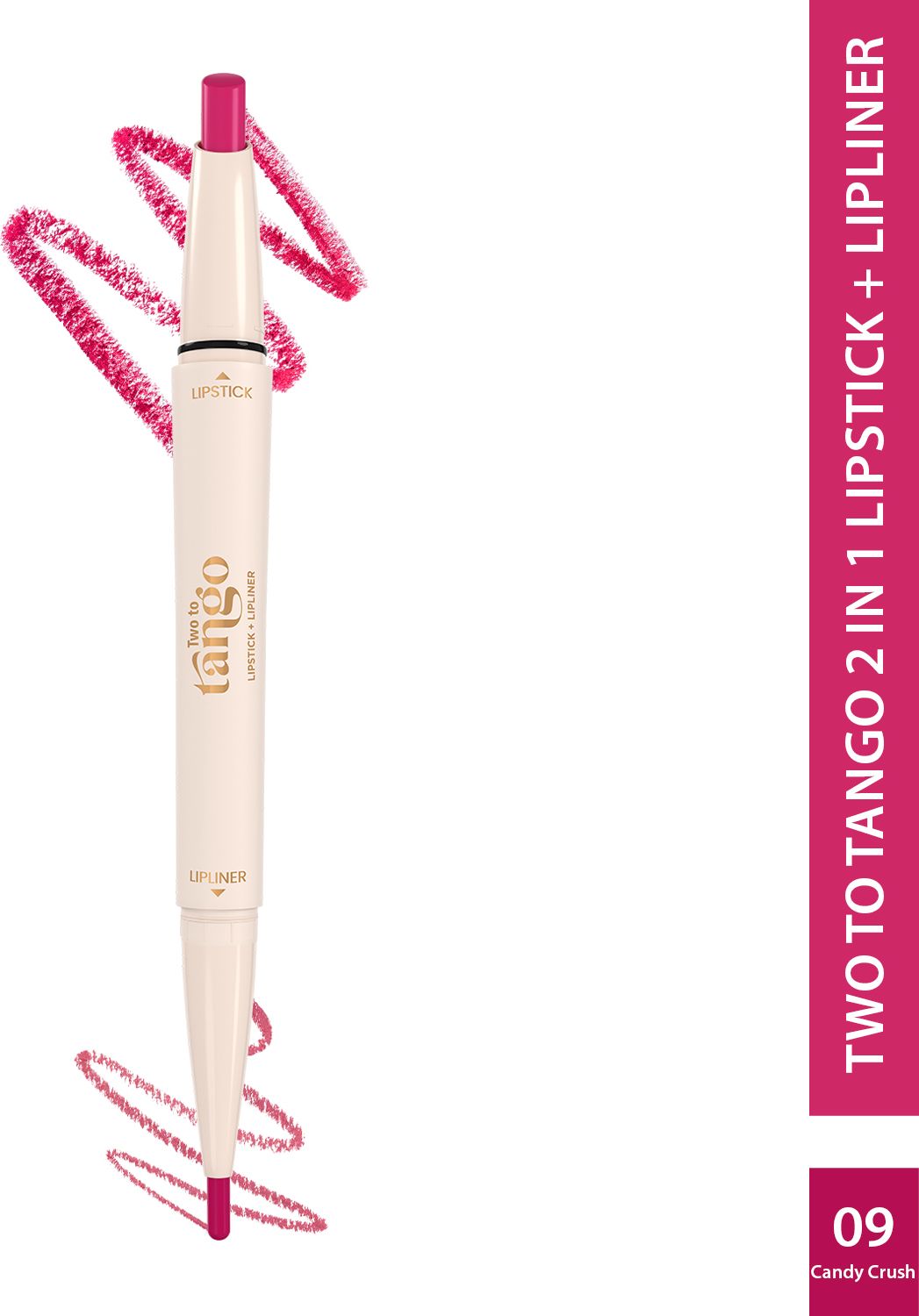 Two To Tango Lipstick+LipLiner Duo | Smudgeproof Non-Transfer Matte Finish-image-19