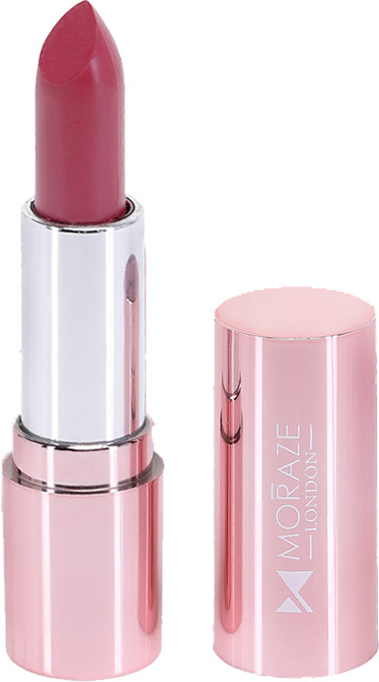 moraze Deep Pink Lipstick | 4.1g | Rich Matte Color, Lightweight & Smudge-Proof image 1