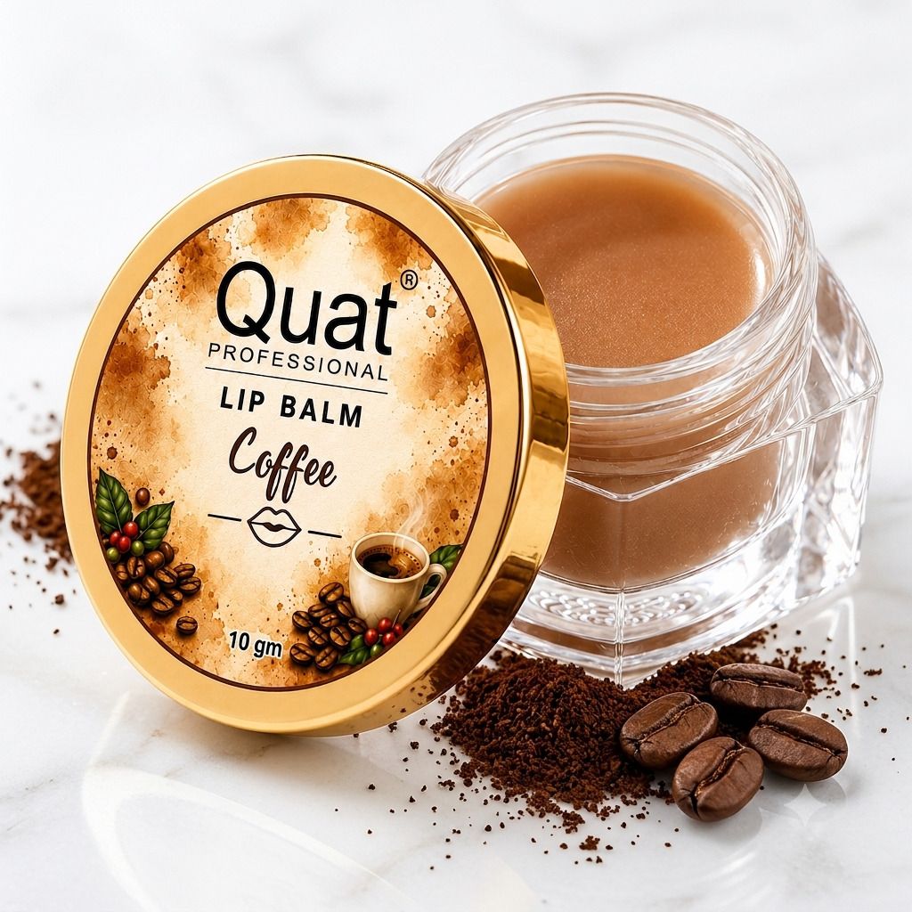 quat Coffee Lip Balm 10gm Premium Lip Care Balm for Soft Smooth Healthy Lips-picture-21