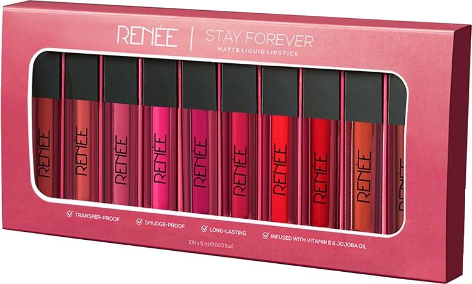 Stay Matte Liquid Lipstick Combo - Transfer & Smudge-Proof, Long Lasting-image-45