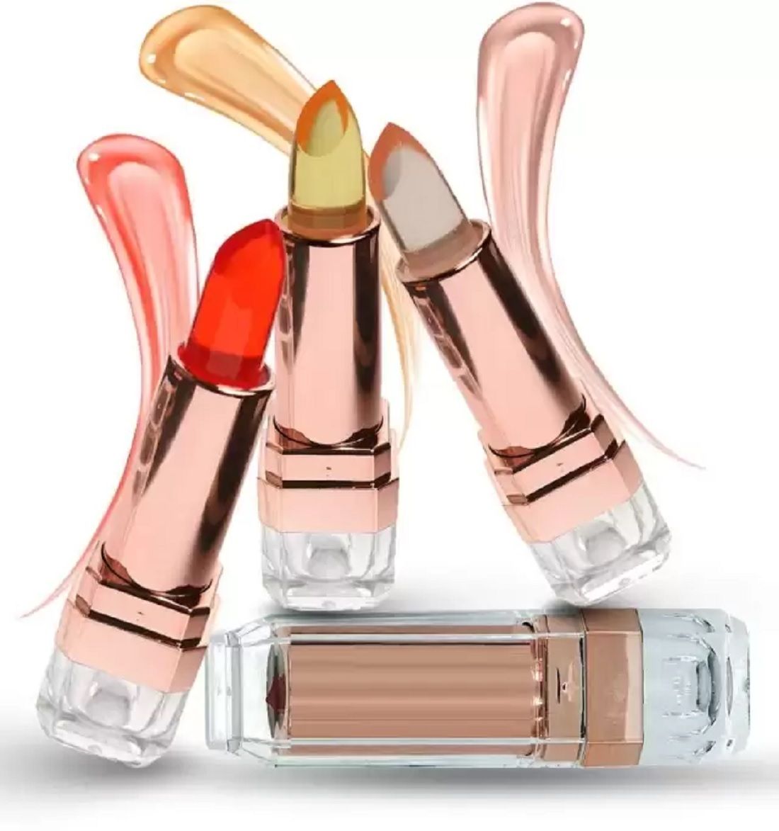 reimichi Magic Color Changing Lip Gloss Crystal Pink Flower Gel Lipstick-picture-30