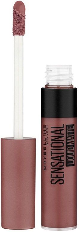 maybelline new york Sensational Liquid Matte Lipstick, NU07 Get Undressed, 7 g - Liquid Lipstick Shades Delivering Intense Matte Color Effect-picture-22