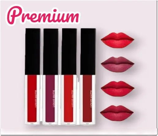 moan's long lasting waterproof matte liquid lipstick set of 4-picture-22